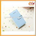 Beautiful blue cover leather notebook for office stationery gift set